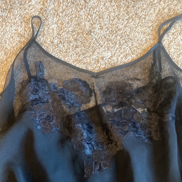 delicates vintage black mesh two piece set - Picture 9 of 11